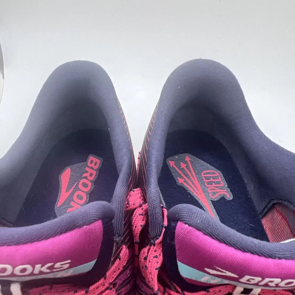 Brooks Women's Running Shoes in Maroon, Pink & Teal - Picture 10 of 10